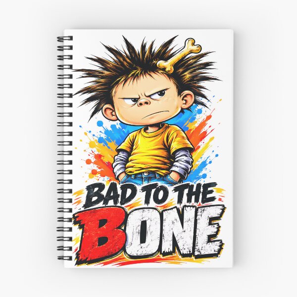 Item preview, Bad to the Bone — Spunky Tough Kid Bold Art Design designed and sold by Jen.Lou.