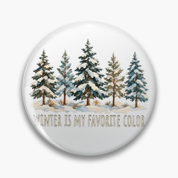 Item preview, Snow-covered fir trees in winter colors designed and sold by Sofia Rose Design ⭐️⭐️⭐️⭐️⭐️.
