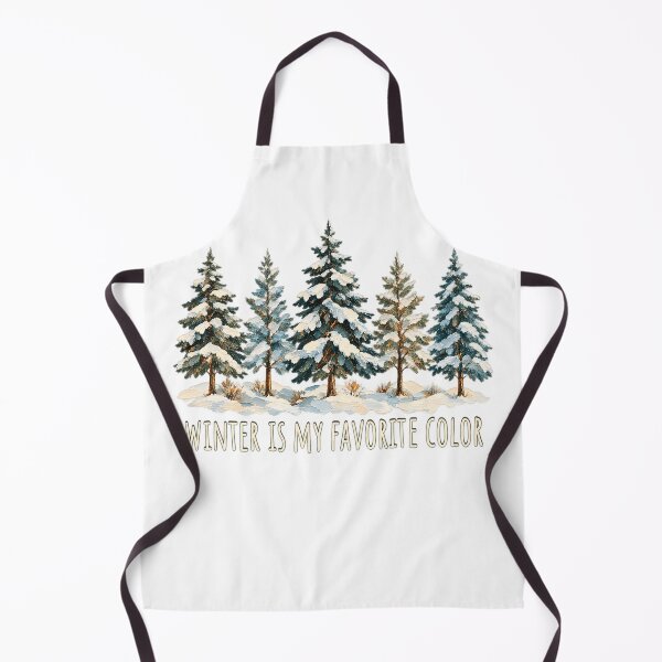 Item preview, Snow-covered fir trees in winter colors designed and sold by Sofia Rose Design ⭐️⭐️⭐️⭐️⭐️.
