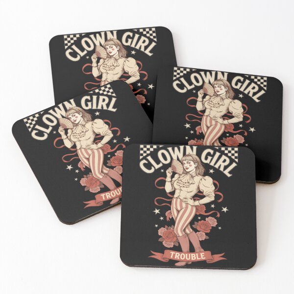 Item preview, Clown Girl Trouble Clowngirl Clown designed and sold by MooonTees.