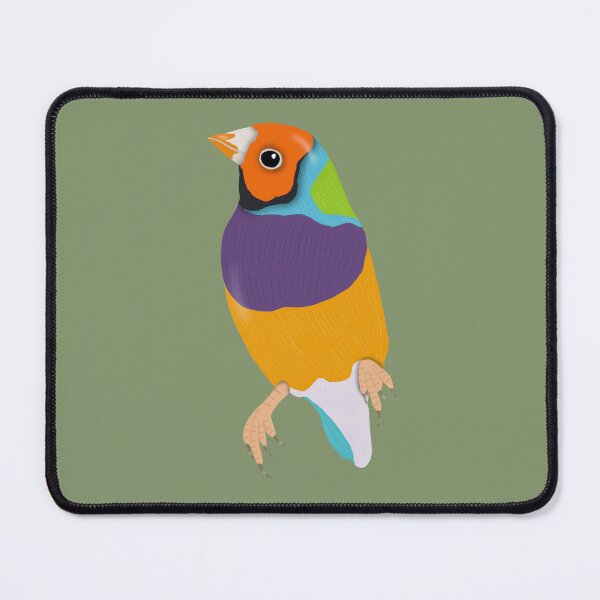 Item preview, Orange Headed Gouldian Finch designed and sold by BDBirds.