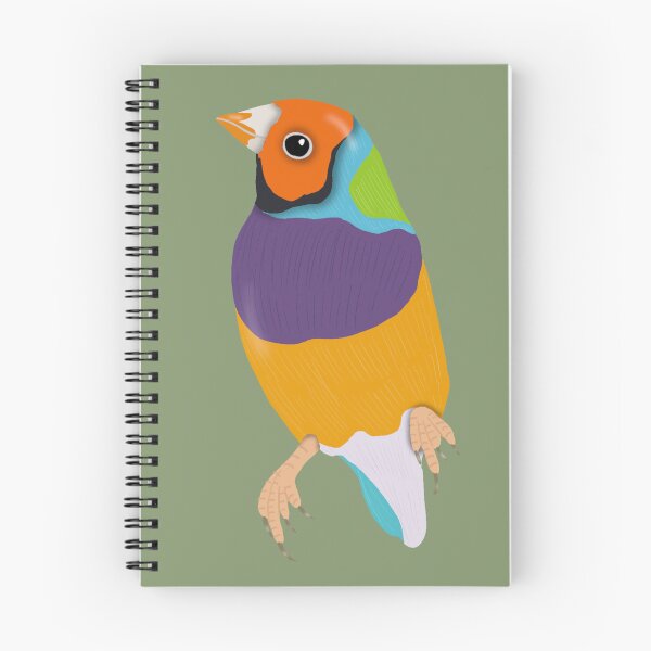 Item preview, Orange Headed Gouldian Finch designed and sold by BDBirds.