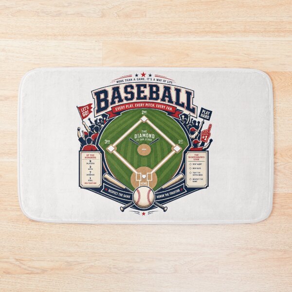 Artikelvorschau, Vintage Baseball Diamond Field Emblem entworfen und verkauft von MajaDesign07Art.