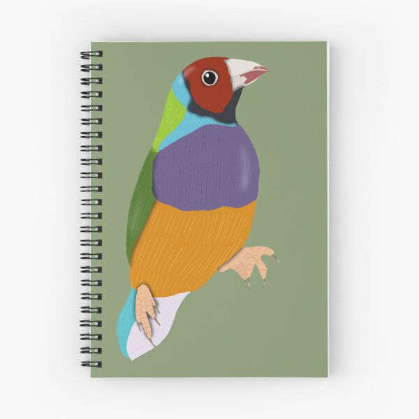 Item preview, Red Headed Gouldian Finch designed and sold by BDBirds.