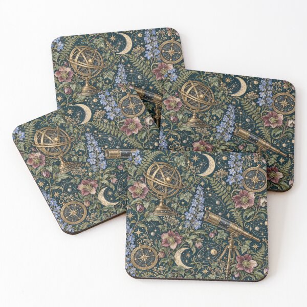 Item preview, Dark Academia - Victorian Astronomy Garden at Night designed and sold by Lichtisign.