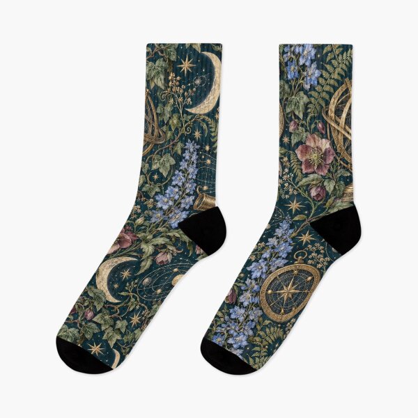 Item preview, Dark Academia - Victorian Astronomy Garden at Night designed and sold by Lichtisign.