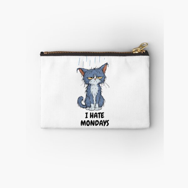 Item preview, I Hate Mondays - Funny Wet Grumpy Cat designed and sold by walbayzon.