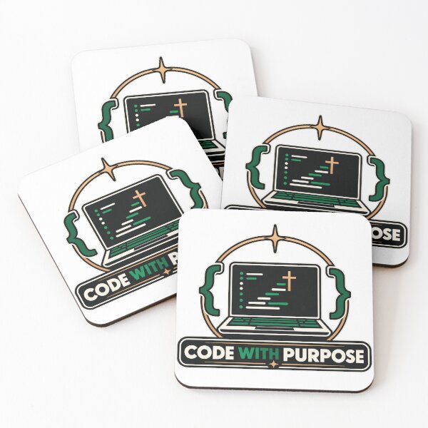 Item preview, Code With Purpose Christian Software Developer Design designed and sold by Intensegd.