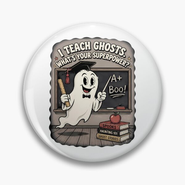 Item preview, I Teach Ghosts – Spooky Halloween Teacher Classroom designed and sold by Art-Arcade6.