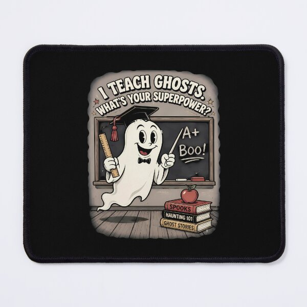 Item preview, I Teach Ghosts – Spooky Halloween Teacher Classroom designed and sold by Art-Arcade6.