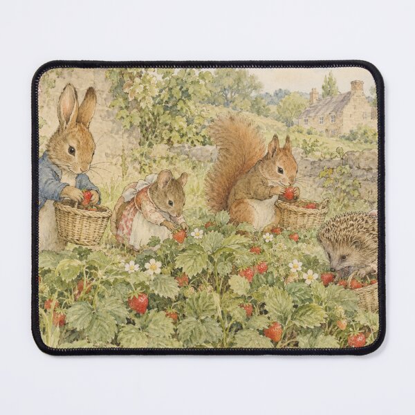 Item preview, Strawberry Picking Beatrix Potter Print  designed and sold by Blue  Robin.