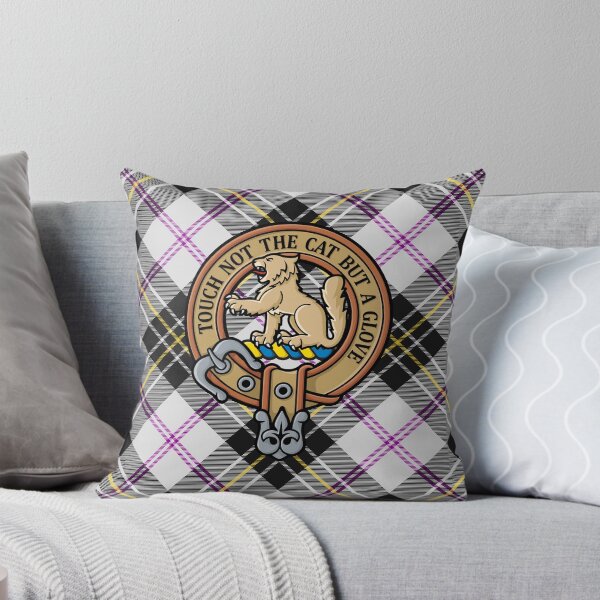 Item preview, Clan MacPherson Crest over Dress Tartan designed and sold by sifis.