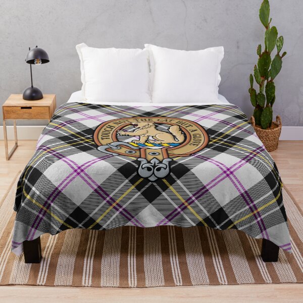 Item preview, Clan MacPherson Crest over Dress Tartan designed and sold by sifis.