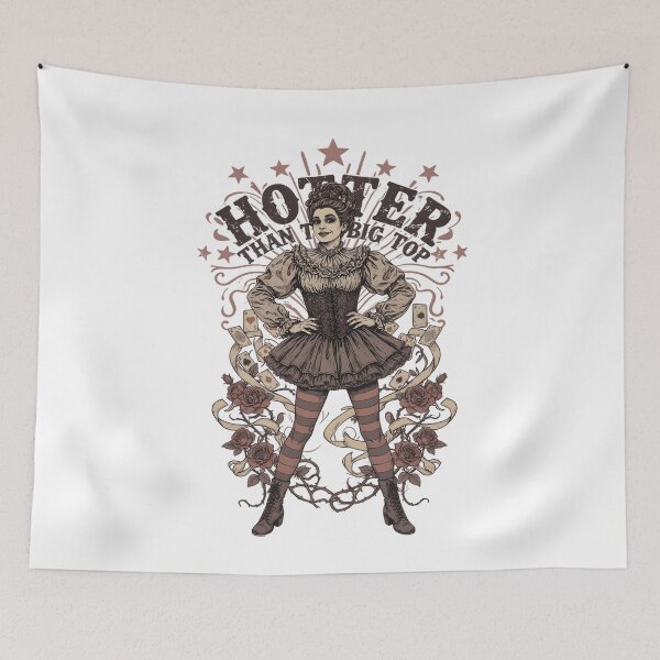 Artikelvorschau, Hotter Than The Big Top Clowngirl Clown entworfen und verkauft von MooonTees.