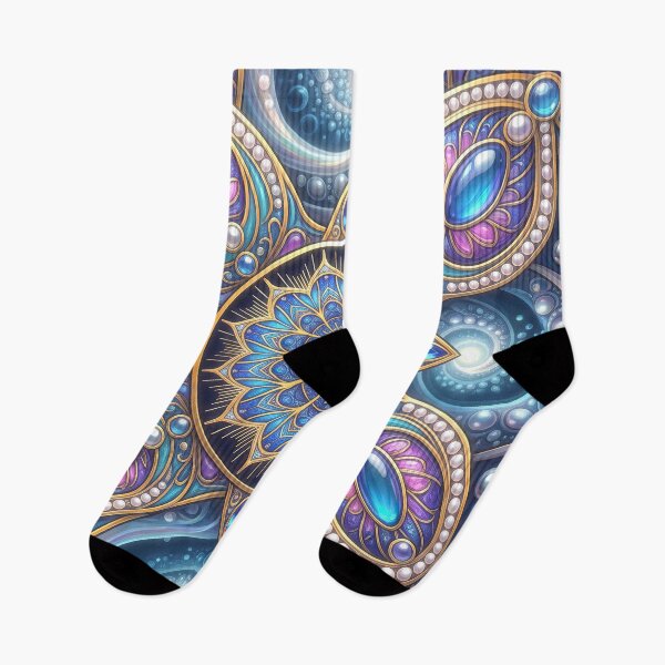 Aperçu de l'œuvre Celestial Nautical Filigree Pattern créée et vendue par Frackxion.