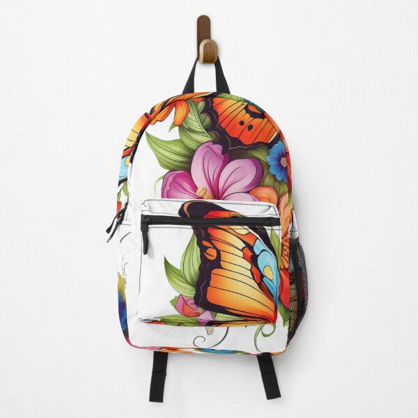 Item preview, Watercolor Butterfly and Colorful Flowers designed and sold by Enzo-Heinze.