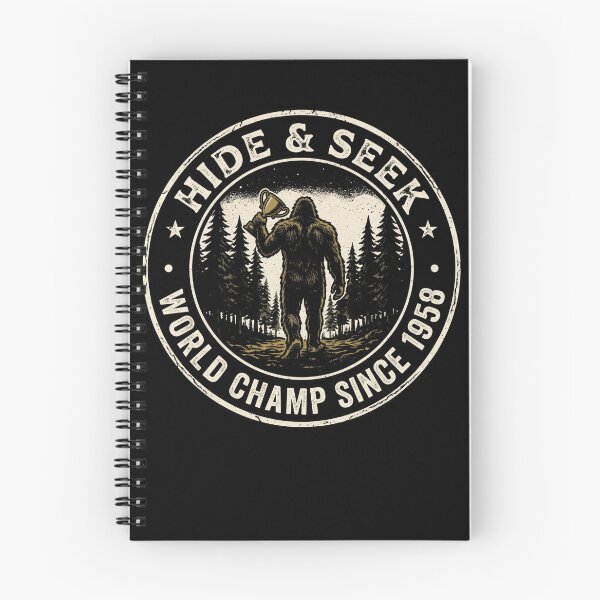 Item preview, Hide & Seek World Champ Since 1958 Bigfoot Sasquatch Legend Believer designed and sold by FolkGraphics.