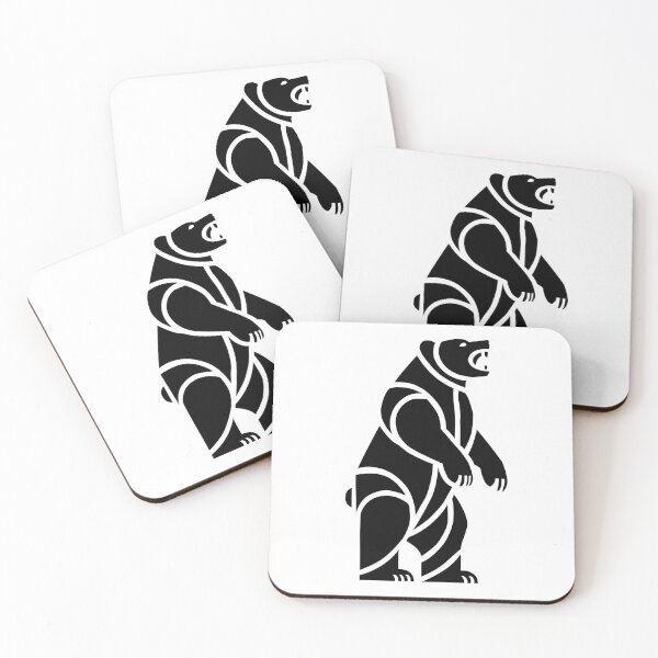 Item preview, The Bear – Minimalist black and white design designed and sold by SivaroStudio.