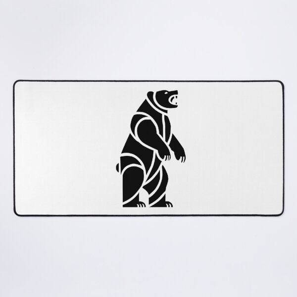 Item preview, The Bear – Minimalist black and white design designed and sold by SivaroStudio.