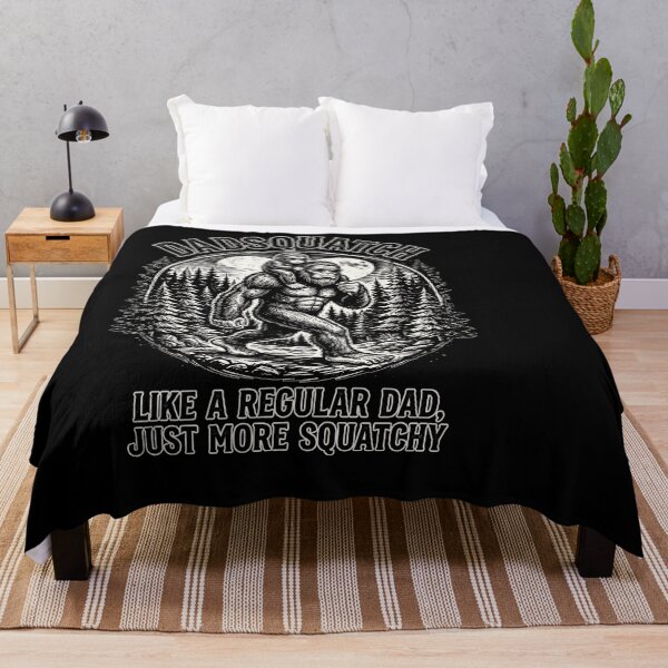 Aperçu de l'œuvre Dadsquatch : Comme un papa normal, mais avec une touche d'humour Bigfoot. créée et vendue par FolkGraphics.
