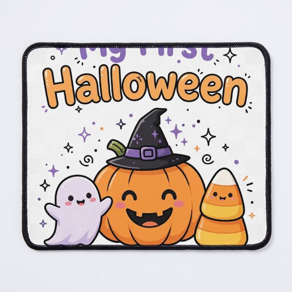 Item preview, My First Halloween Cute Baby Pumpkin Ghost T-Shirt designed and sold by EverydayBadge.