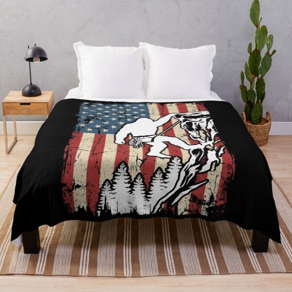 Item preview, Bigfoot Rock Climbing American Flag Patriotic Climber designed and sold by FolkGraphics.