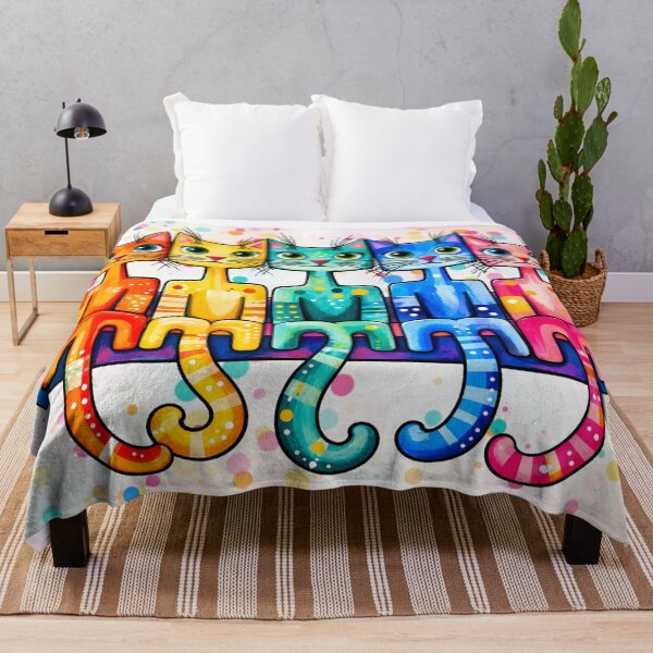 Item preview, Colorful cats designed and sold by Zeewind.