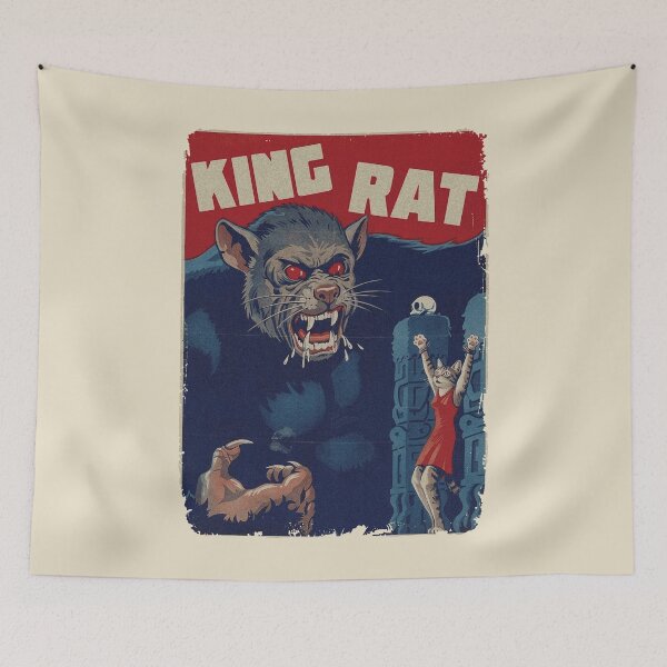Item preview, King Rat - Vintage Monster Movie Parody Poster designed and sold by EunsooLee.