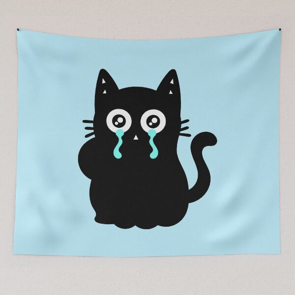 Item preview, Emotionally Damaged - Little cat designed and sold by DibujandoPorfa.