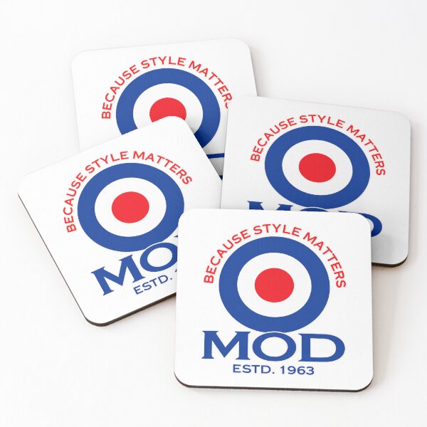 Artikelvorschau, Mod Target Logo | Weil Stil zählt | Klassische Mod-Kultur | Britisches Retro-T-Shirt entworfen und verkauft von GarnerSupplyCo.