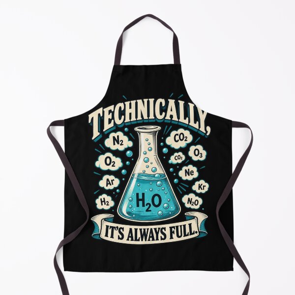 Item preview, Technically Its Always Full H2O Flask Banner Style designed and sold by bootycatclube.