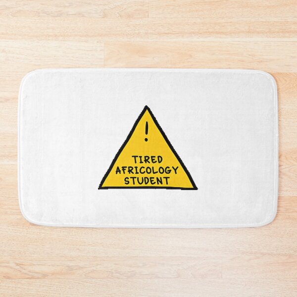 Item preview, Tired Student Design Celebrating Hardworking Africology Enthusiasts designed and sold by DeadFunny Designs.