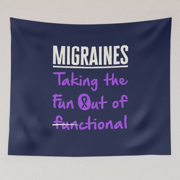 Item preview, Migraine Awareness Funny Taking the Fun Out of  Functional designed and sold by jaygo.