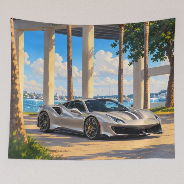 Artikelvorschau, Ferrari 488 Pista entworfen und verkauft von TheArtsOfCars.