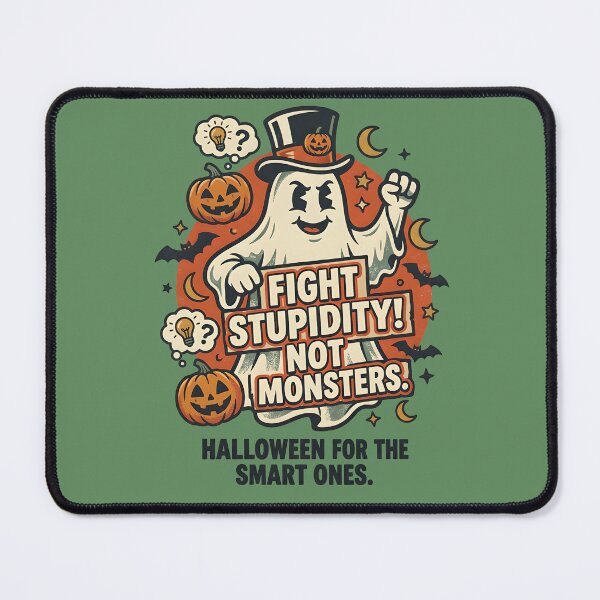 Item preview, Fight stupidity, not monsters! Halloween for the woke designed and sold by ParadoxParadox.