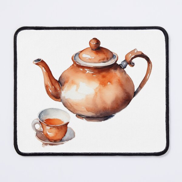 Item preview, Tea Pot - Soft Watercolor designed and sold by hidamariSHOP.