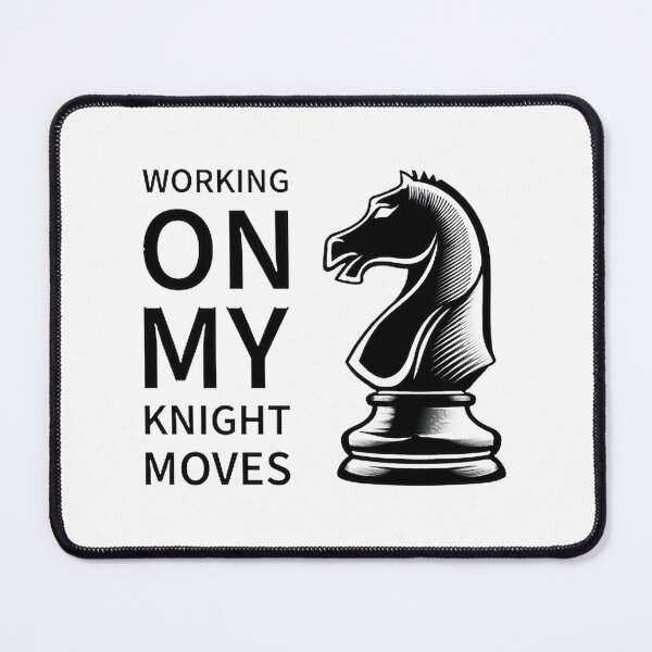 Item preview, Knight Moves Chess Design Featuring Classic Chess Piece Strategy designed and sold by Neeraj1992.