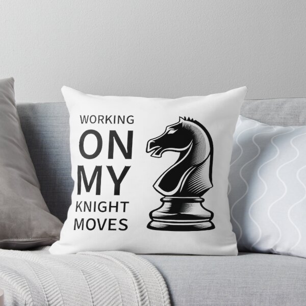 Item preview, Knight Moves Chess Design Featuring Classic Chess Piece Strategy designed and sold by Neeraj1992.