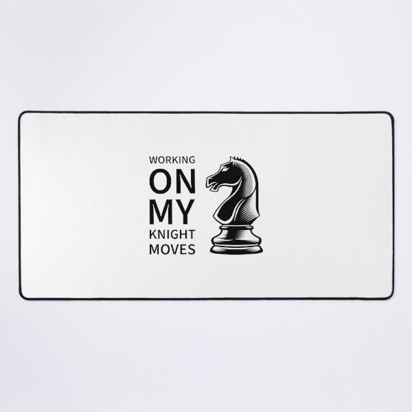 Item preview, Knight Moves Chess Design Featuring Classic Chess Piece Strategy designed and sold by Neeraj1992.