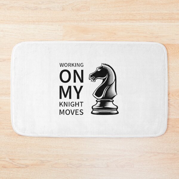 Item preview, Knight Moves Chess Design Featuring Classic Chess Piece Strategy designed and sold by Neeraj1992.