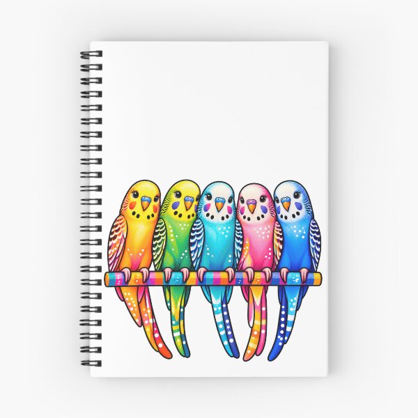 Item preview, Colorful budgies designed and sold by Zeewind.