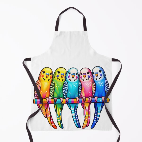 Item preview, Colorful budgies designed and sold by Zeewind.