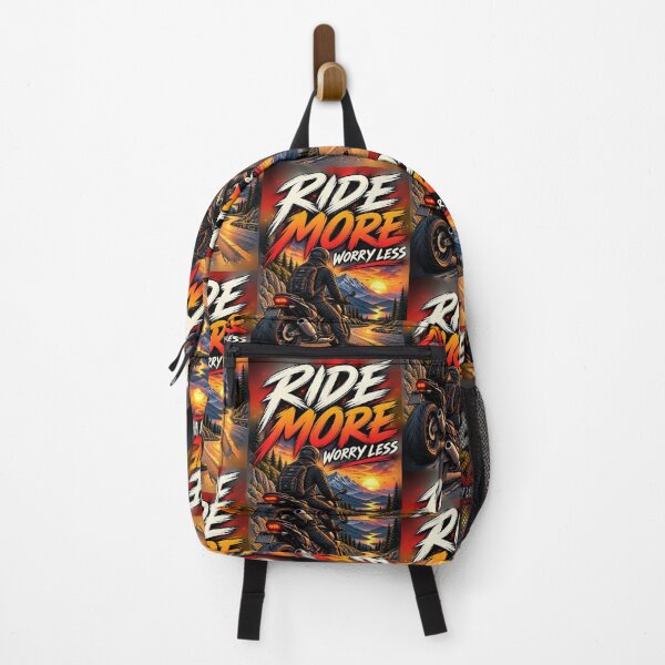Item preview, Ride More Worry Less Motorcycle Mountain Road designed and sold by SHRETAM CO..