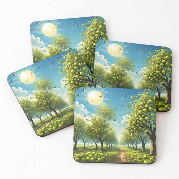 Item preview, Sunlit Apple Orchard designed and sold by tambanow.