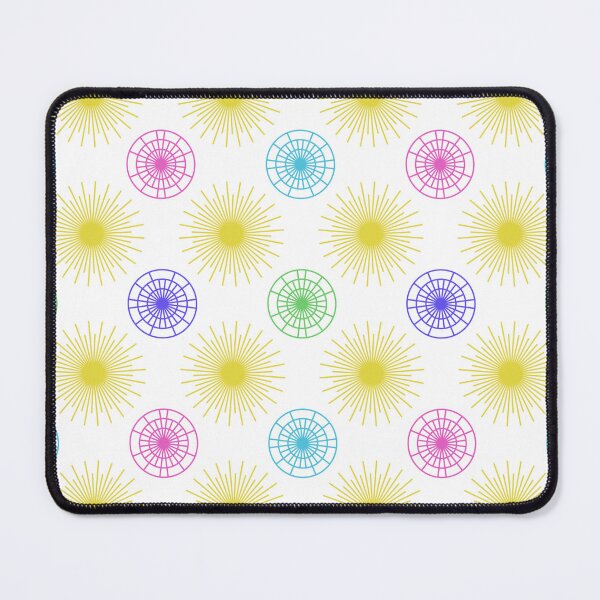 Item preview, Colorful Sunburst Seamless Pattern, Retro Geometric Digital Paper for Fabric and Wallpaper designed and sold by AnnavelleStudio.