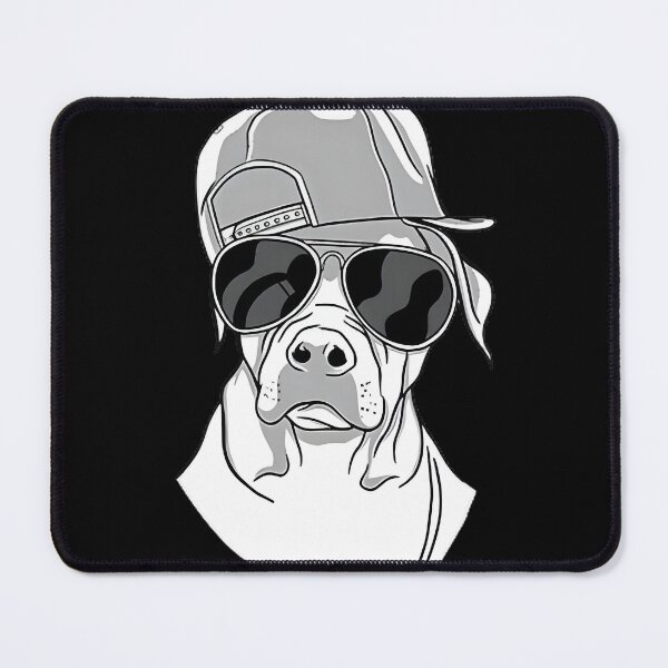 Item preview, Cool Dog Wearing Stylish Glasses Illustration for Pet Lovers designed and sold by nightocean.