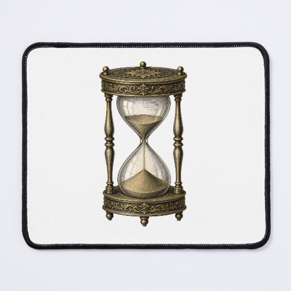 Item preview, Vintage Antique Hourglass Illustration designed and sold by Impossible Archive.