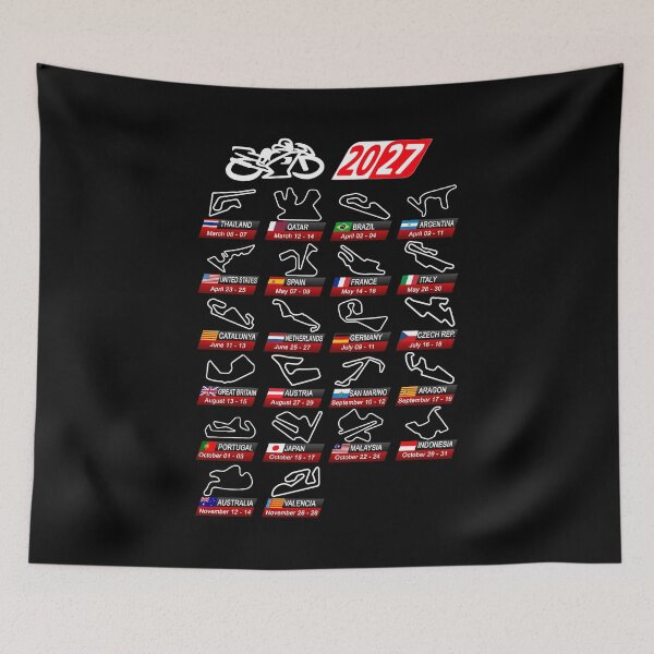 Item preview, Calendar season 2027 MotoGp circuits sport designed and sold by ideasfinder.