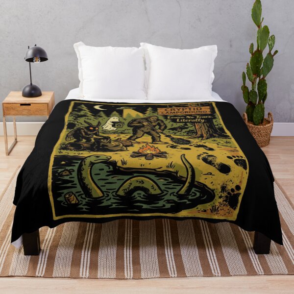 Item preview, Cryptid Campground Leave No Trace. Literally. Bigfoot Nessie Camping Paranormal designed and sold by FolkGraphics.