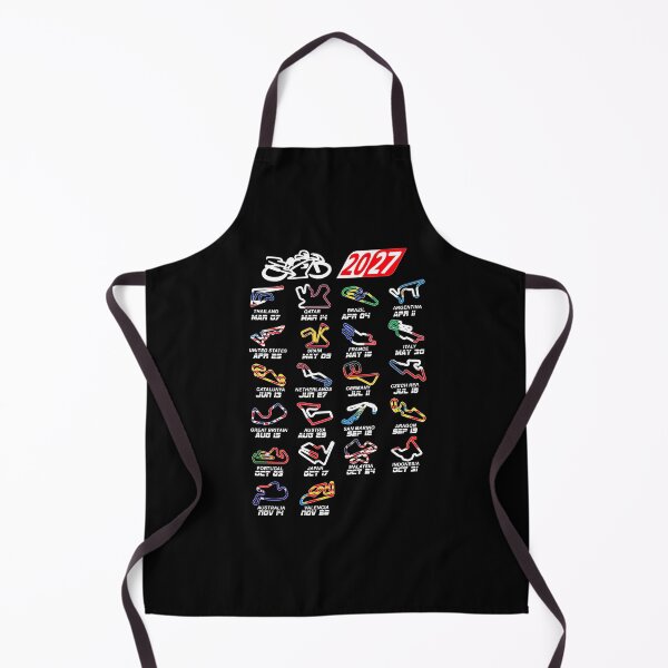 Item preview, Calendar season 2027 MotoGp circuits colors designed and sold by ideasfinder.